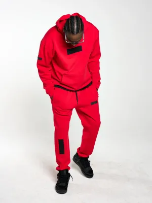Unisex Embossed Patch Joggers