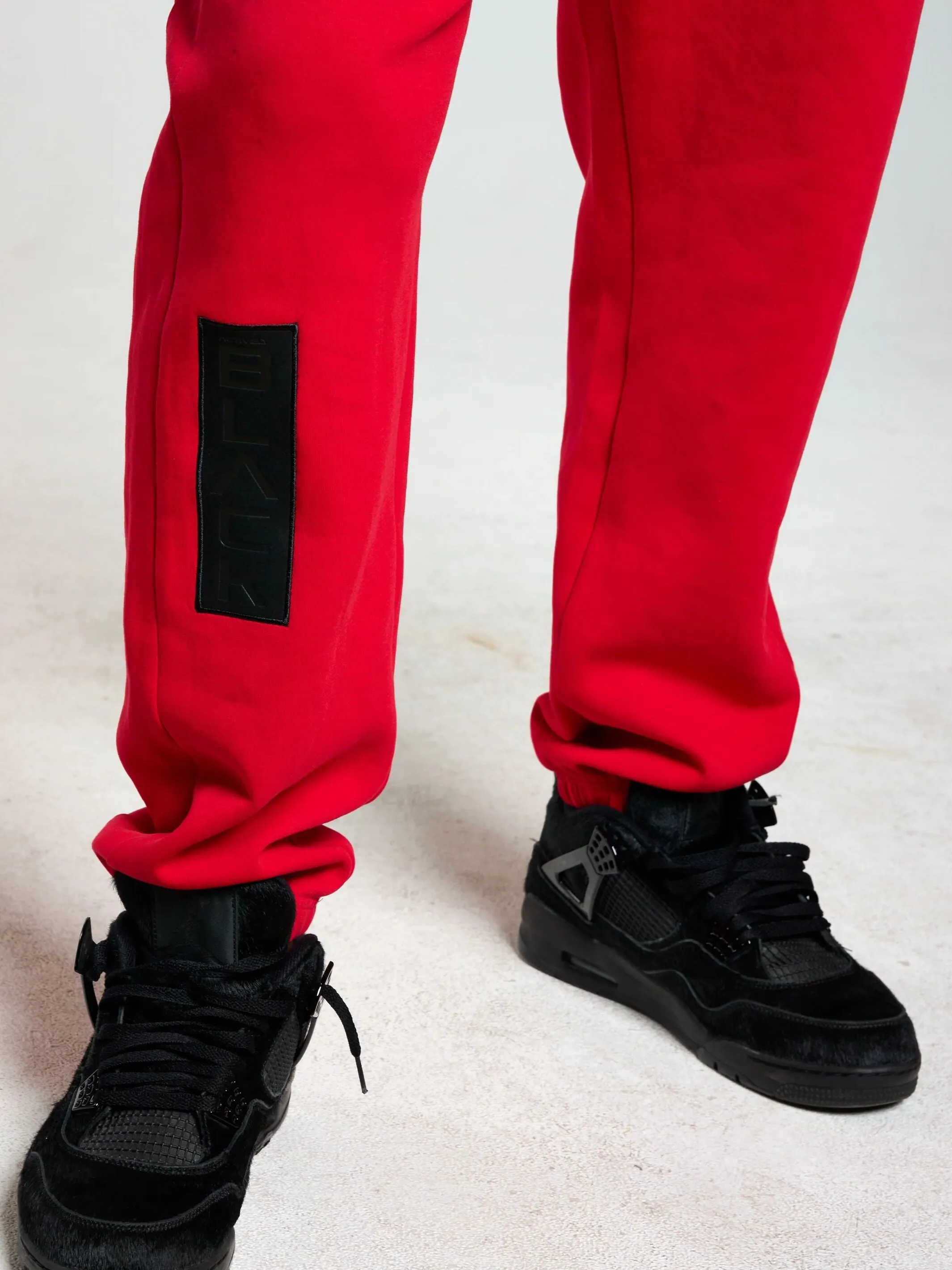 Unisex Embossed Patch Joggers