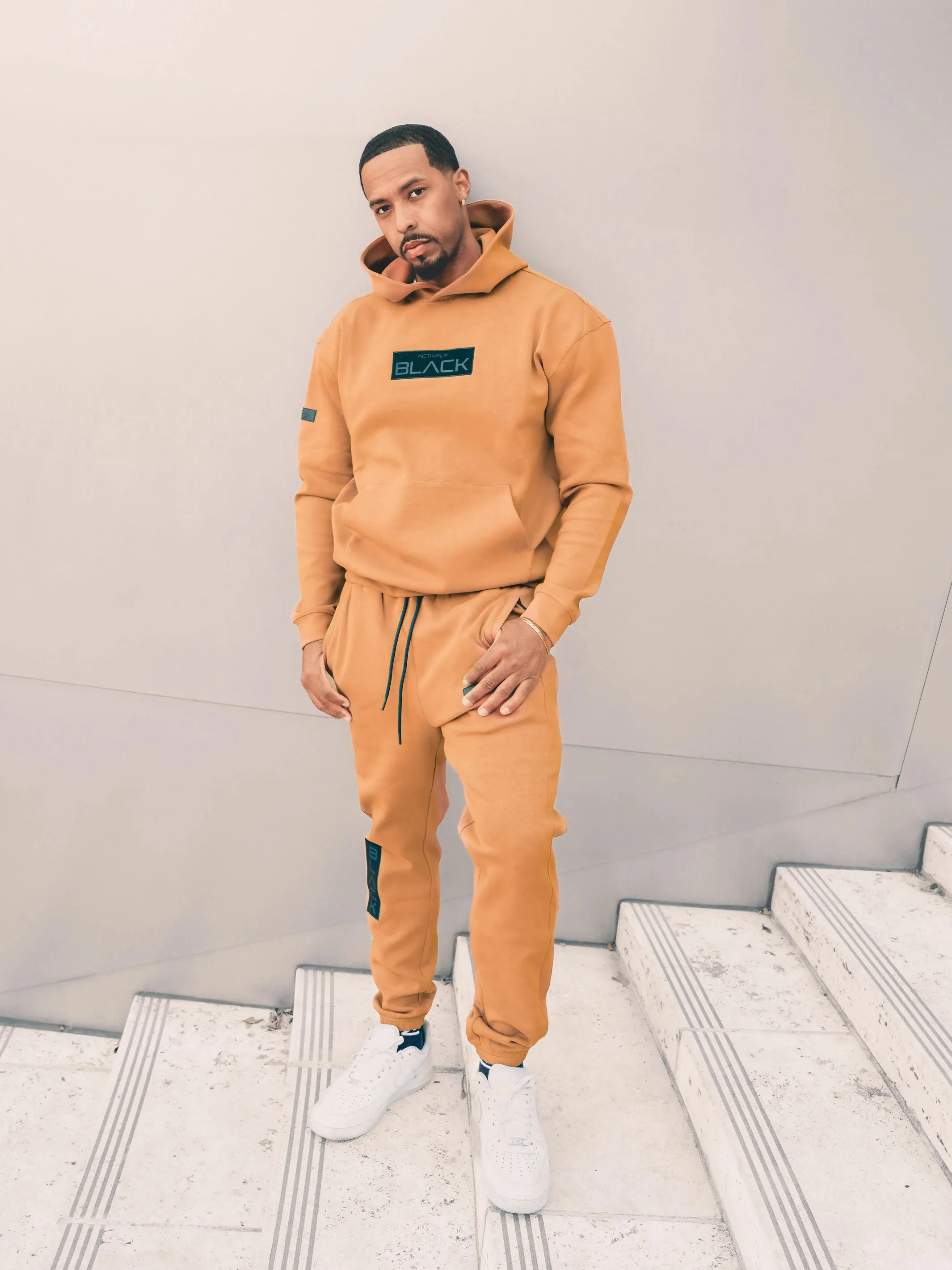 Unisex Embossed Patch Joggers