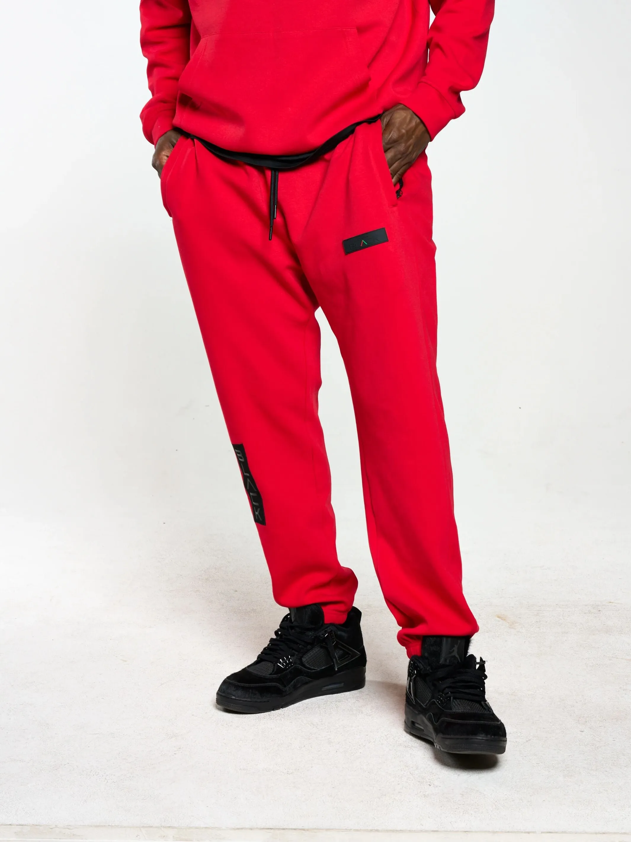 Unisex Embossed Patch Joggers