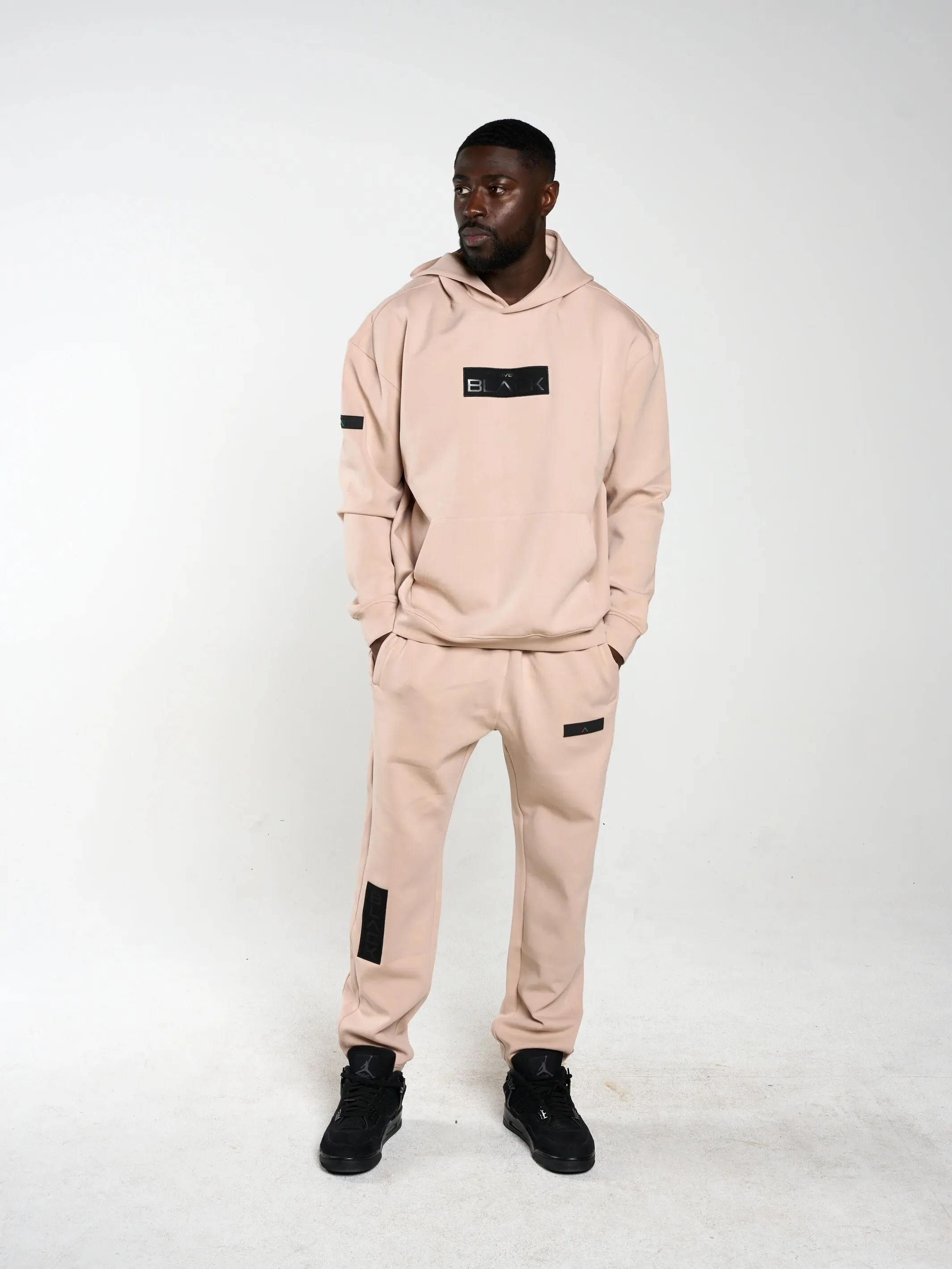 Unisex Embossed Patch Joggers