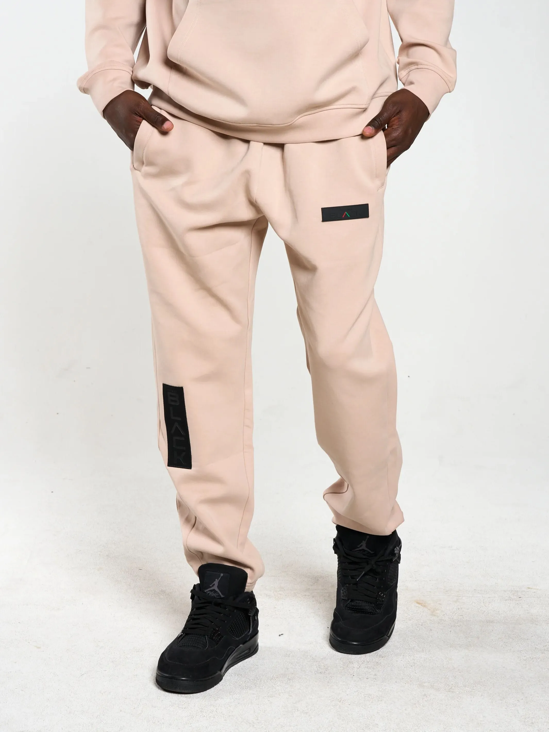 Unisex Embossed Patch Joggers