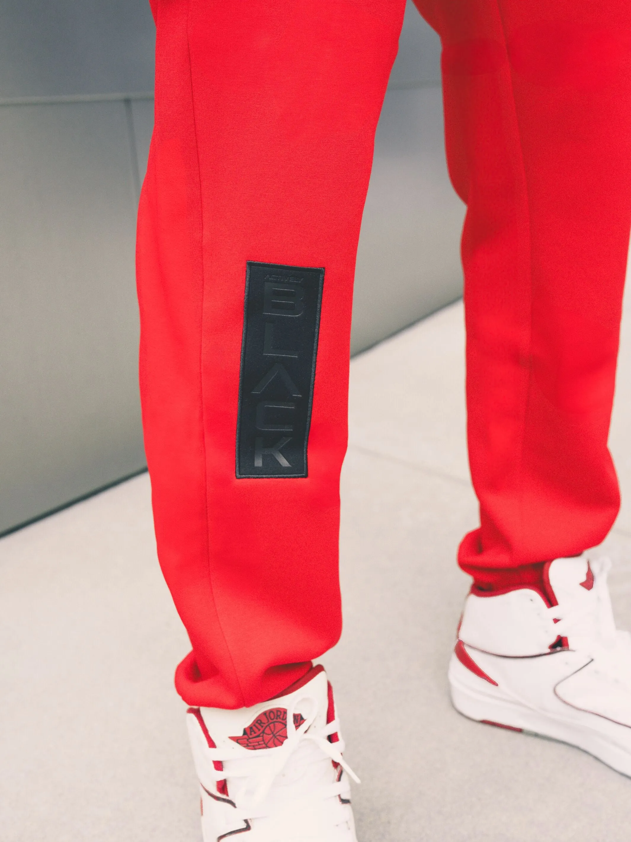 Unisex Embossed Patch Joggers