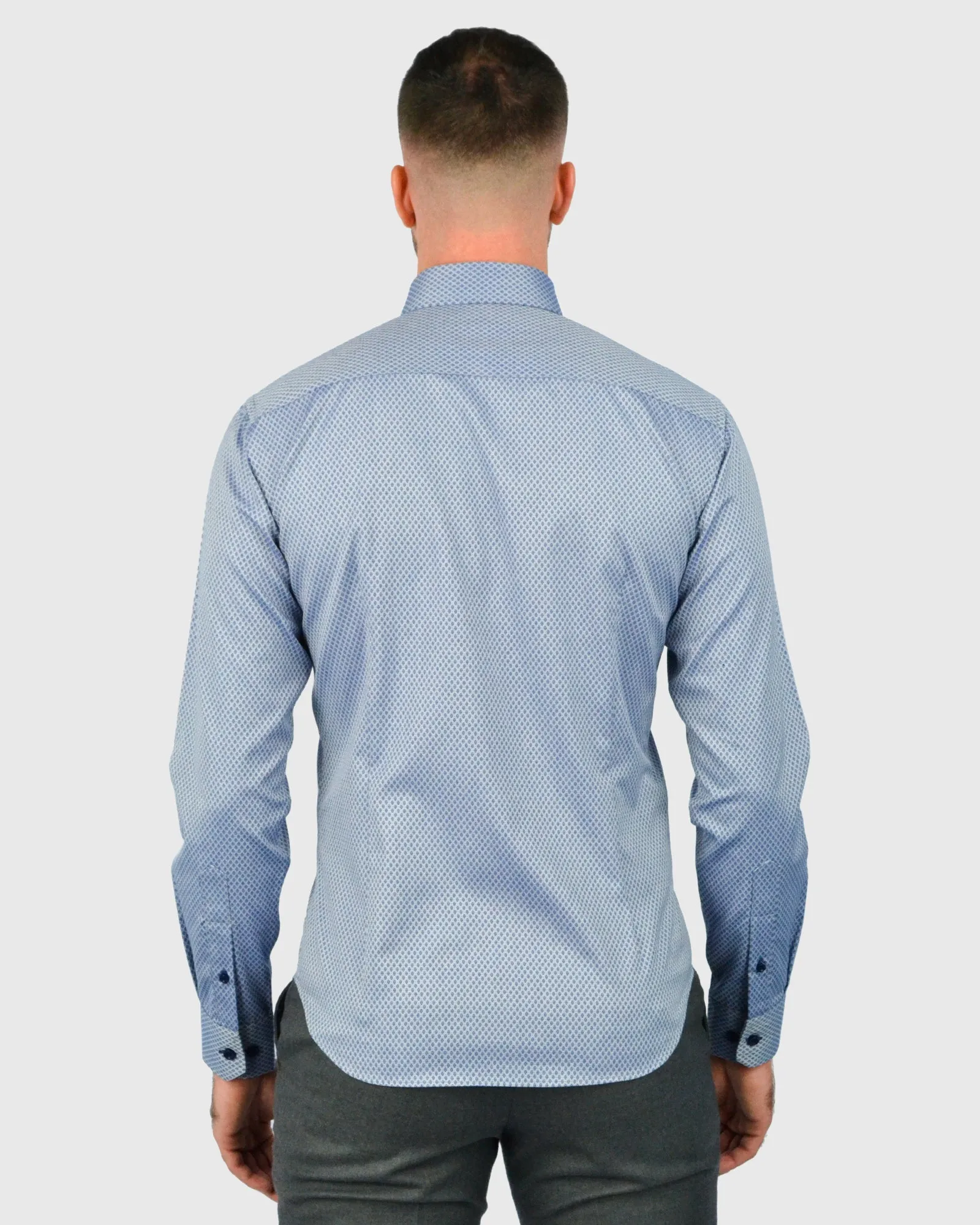 VINCENT & FRANKS S21CH0159 RYB-BLUE SLIM SC SHIRT