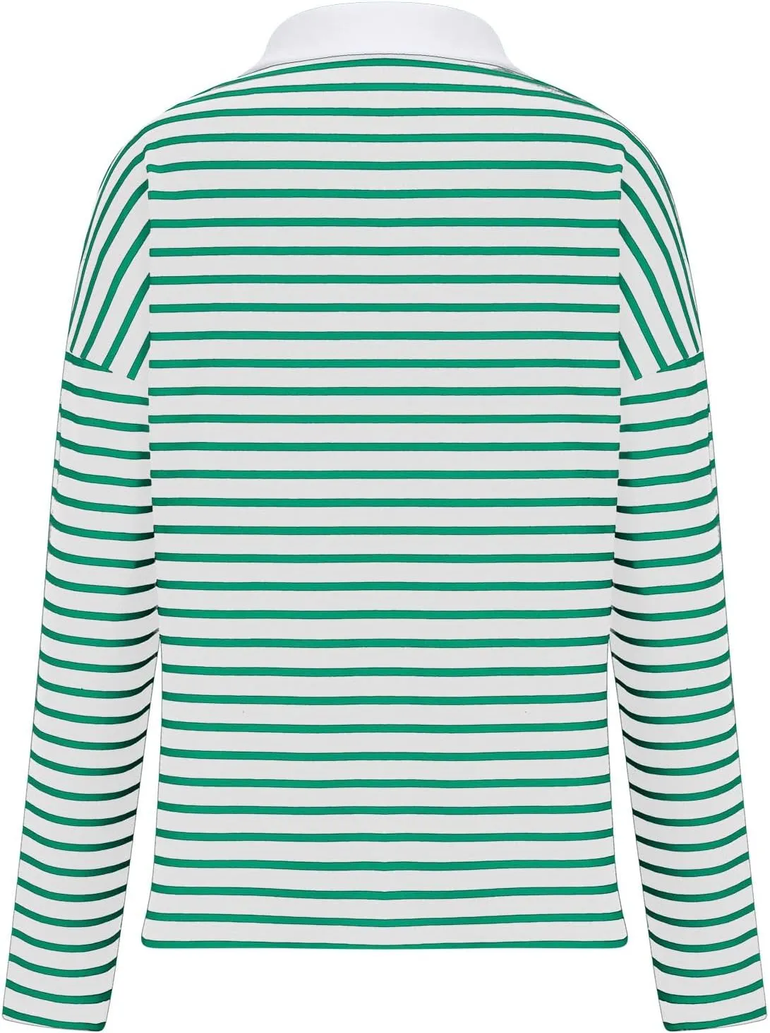 Women Fall Fashion Sweatshirts Long Sleeve V-Neck Stripe Pullover Tops Casual Oversized Fall Clothes