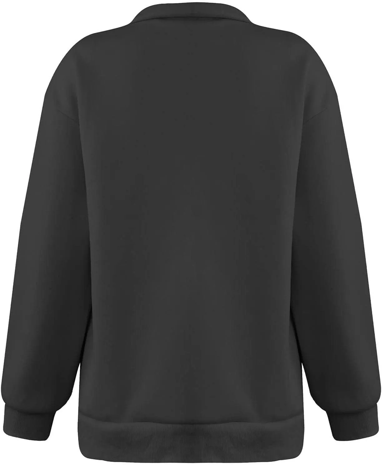 Women Half Zip Oversized Sweatshirt Quater Lapel Pullover Shirts Long Sleeve Fashion Tops Teen Girls Outfits Clothes 2023