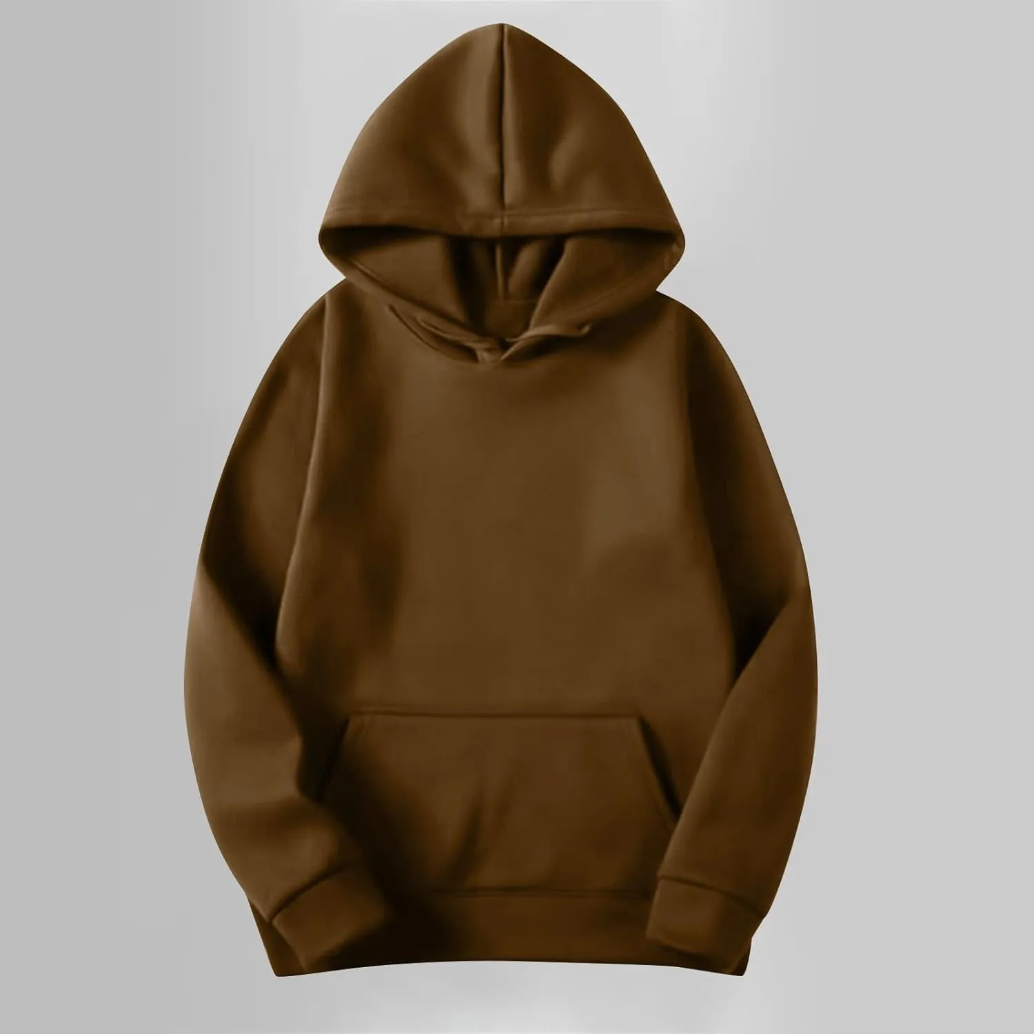 Women Solid Color Hoodie Trendy 2024 Sweatshirt Shirts Comfy Long Slevee Pullover Sweater Tops With Pockets