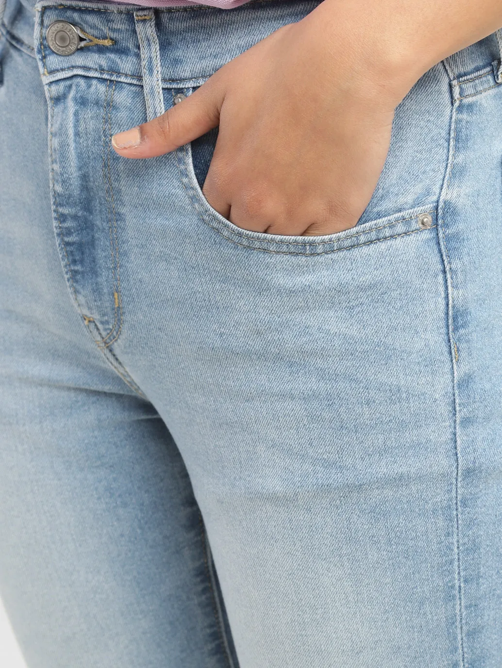 Women's 725 Blue Bootcut Fit High Rise Jeans