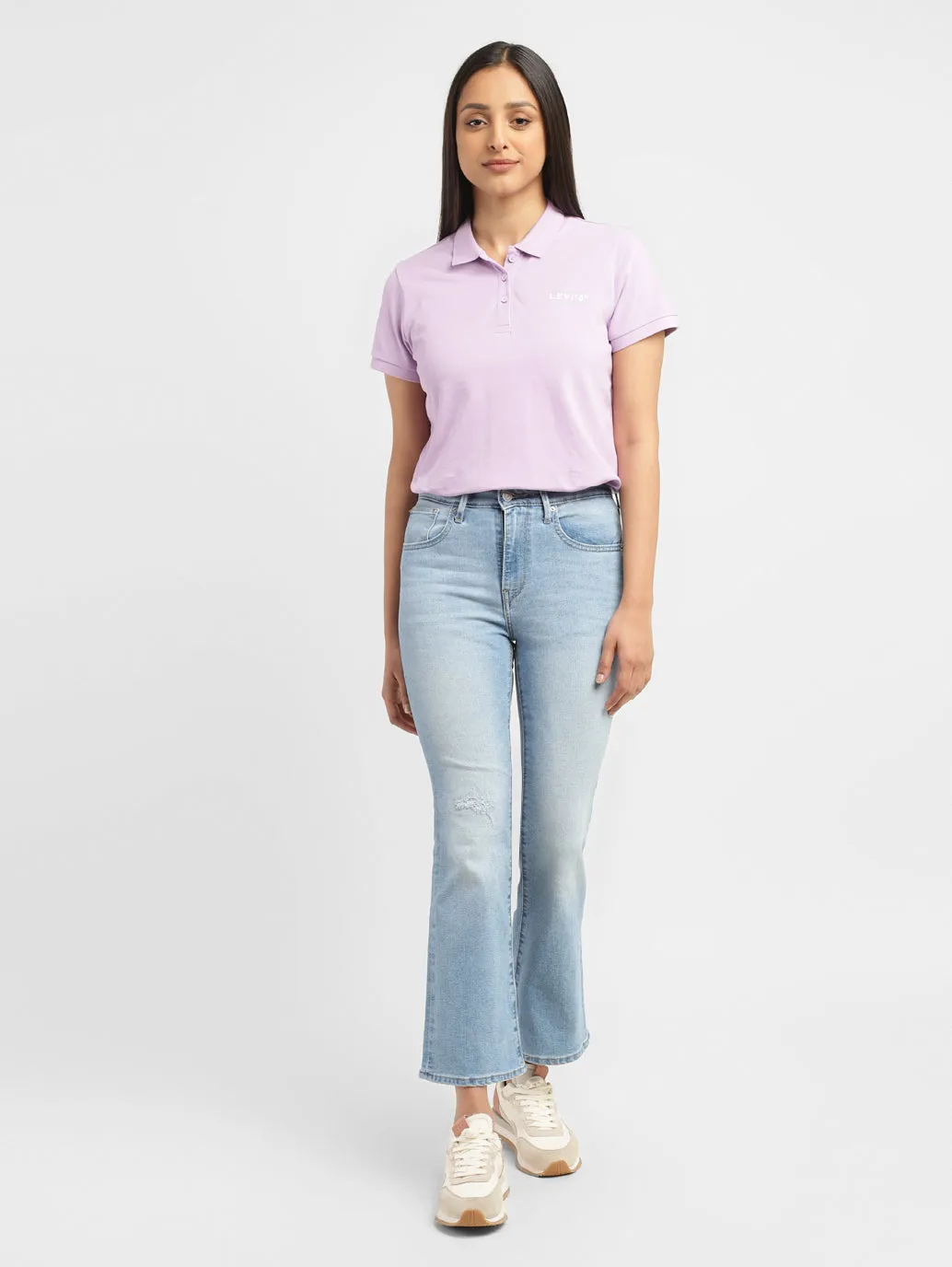 Women's 725 Blue Bootcut Fit High Rise Jeans