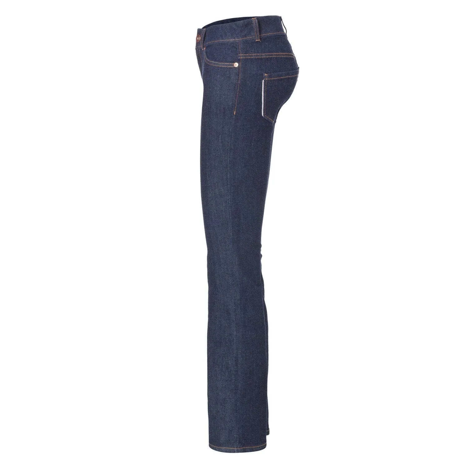 Womens Bootcut Jeans - Raw One Wash