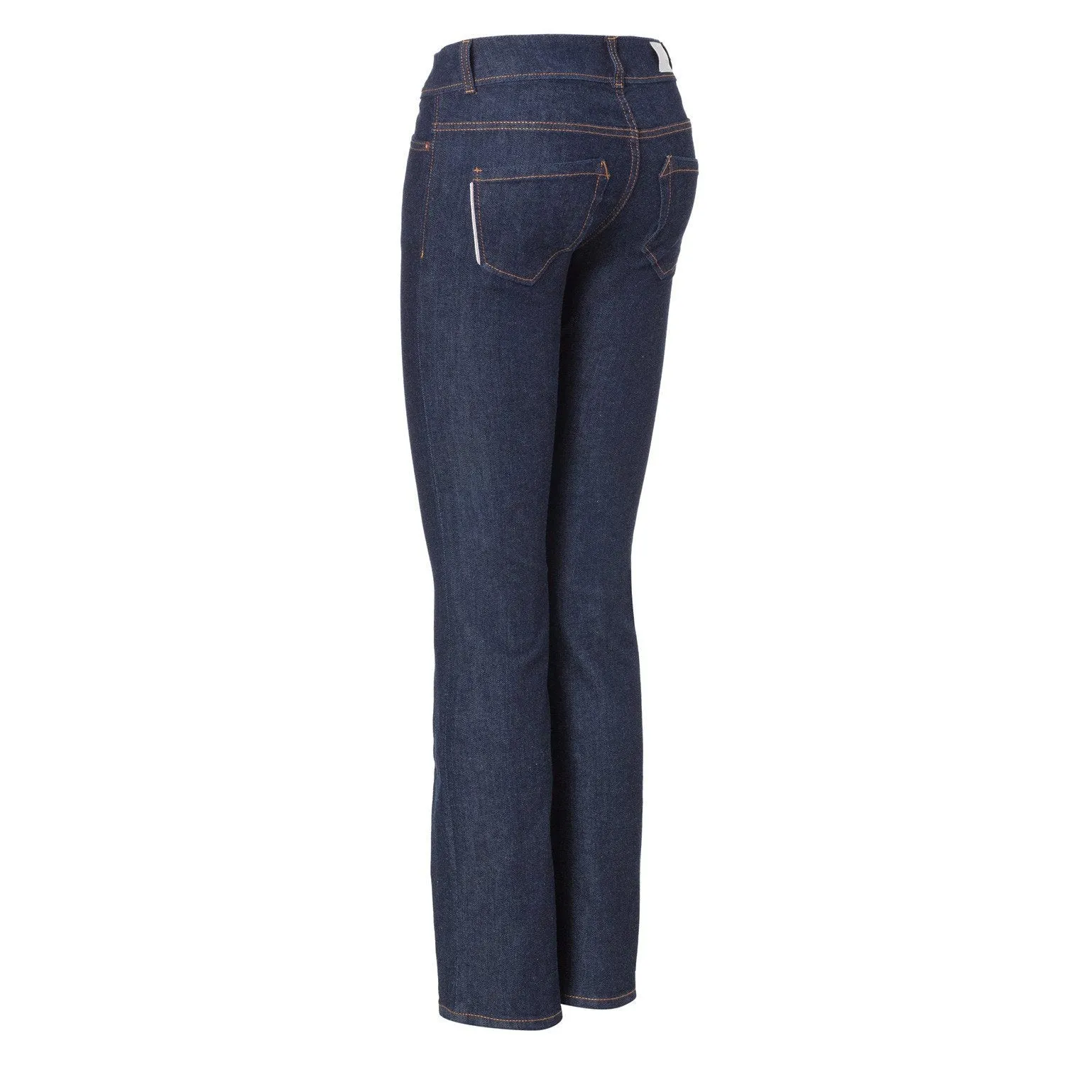 Womens Bootcut Jeans - Raw One Wash