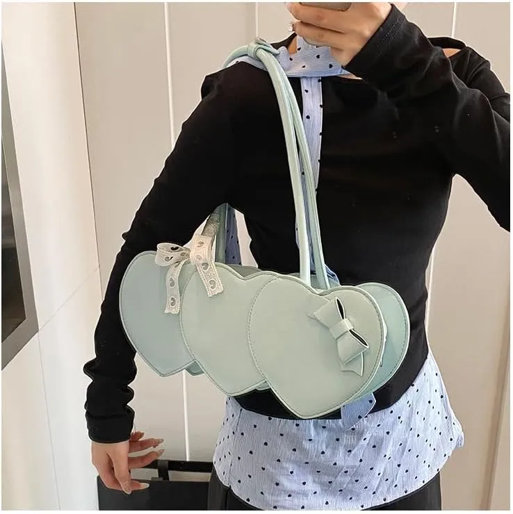 Women's heart-shaped handbag Stylish shoulder bag