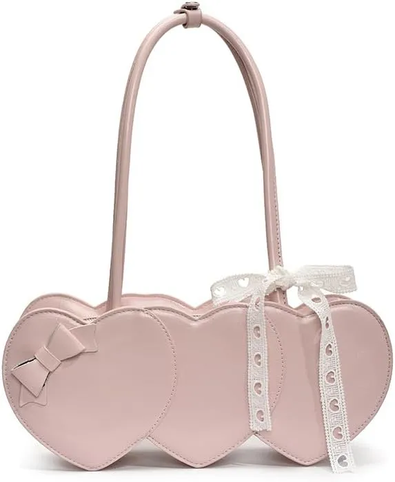 Women's heart-shaped handbag Stylish shoulder bag