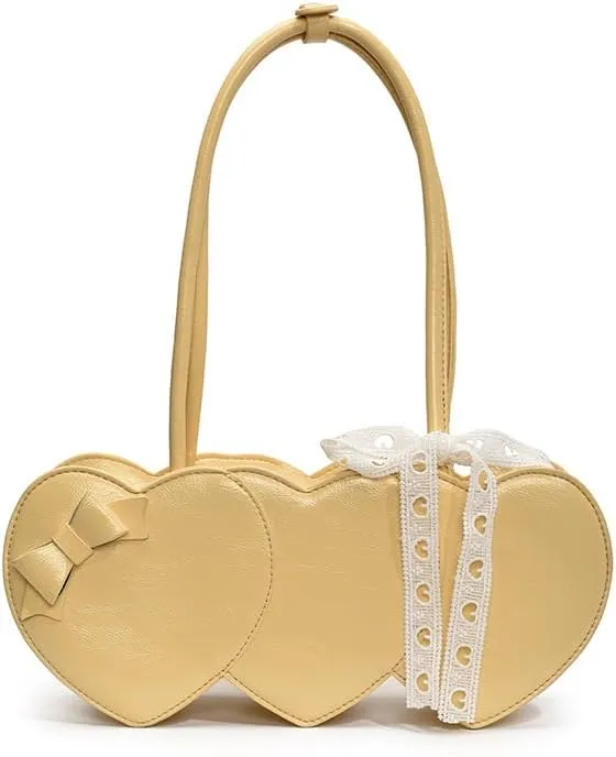 Women's heart-shaped handbag Stylish shoulder bag