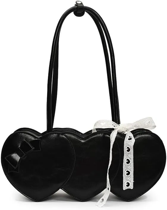 Women's heart-shaped handbag Stylish shoulder bag
