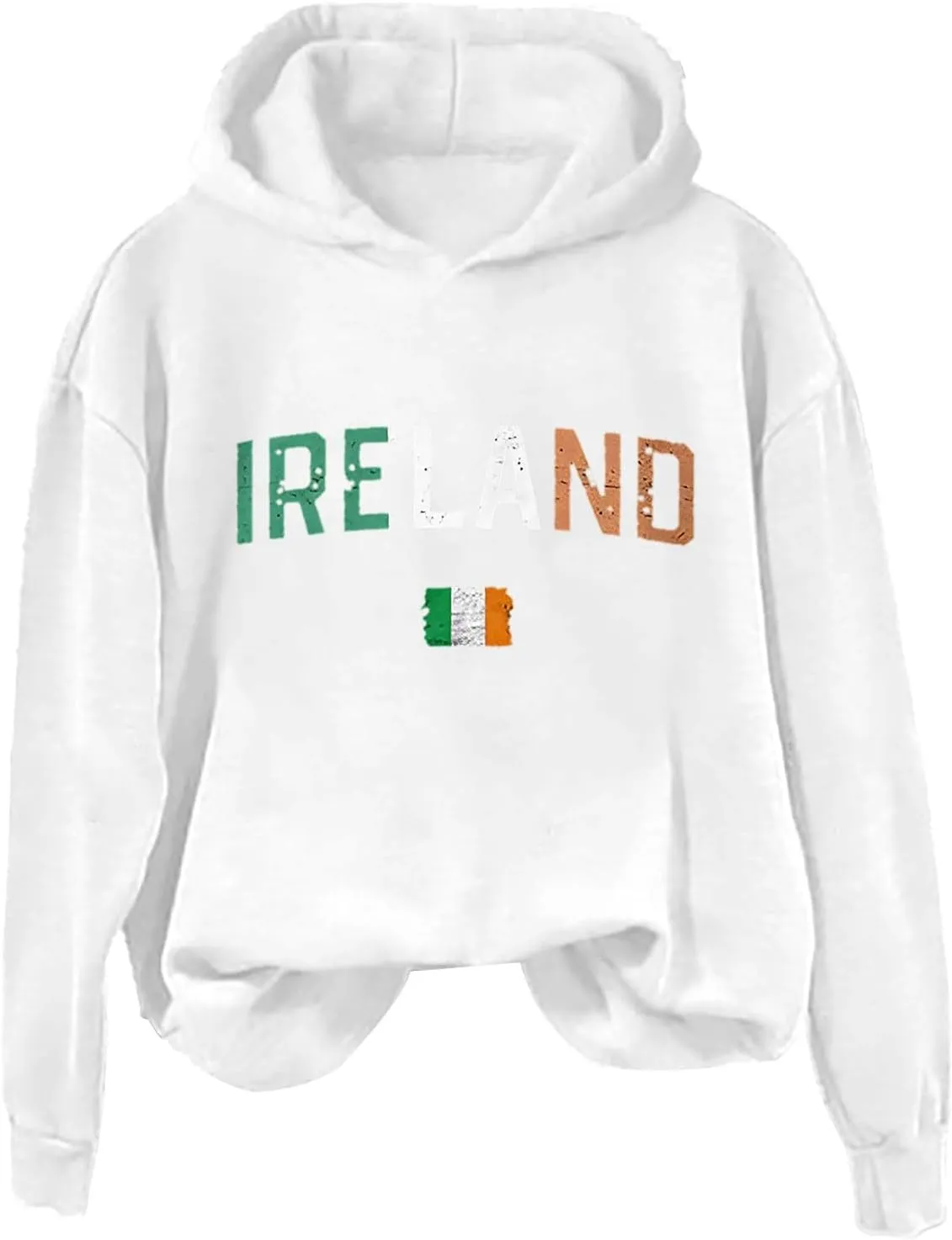 Women's St. Patrick's Day Green Hoodie Valentine's Day Sweatshirts Mardi Gras Long Sleeve Print Shirts 2025