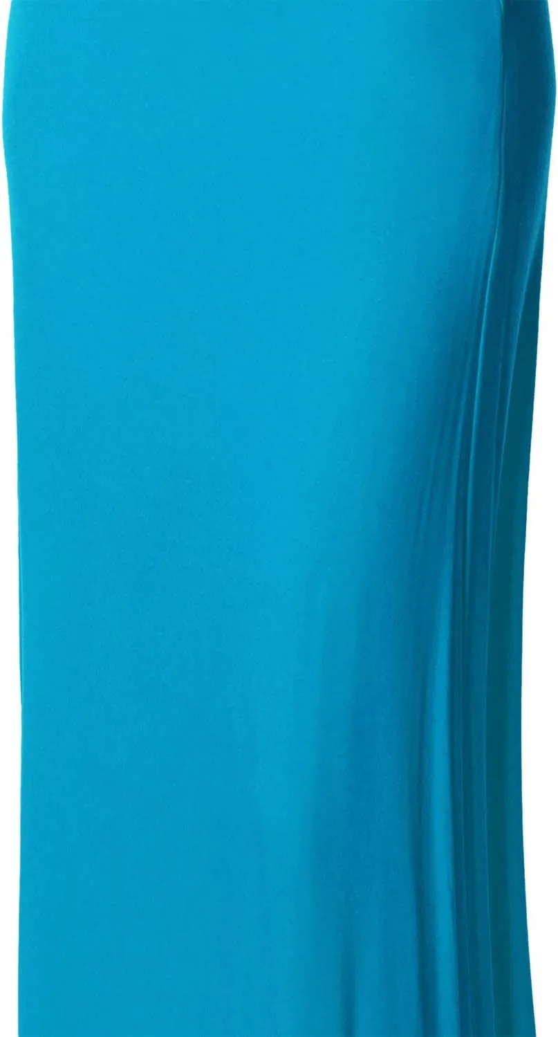 Women's Stylish Fold Over Flare Long Maxi Skirt