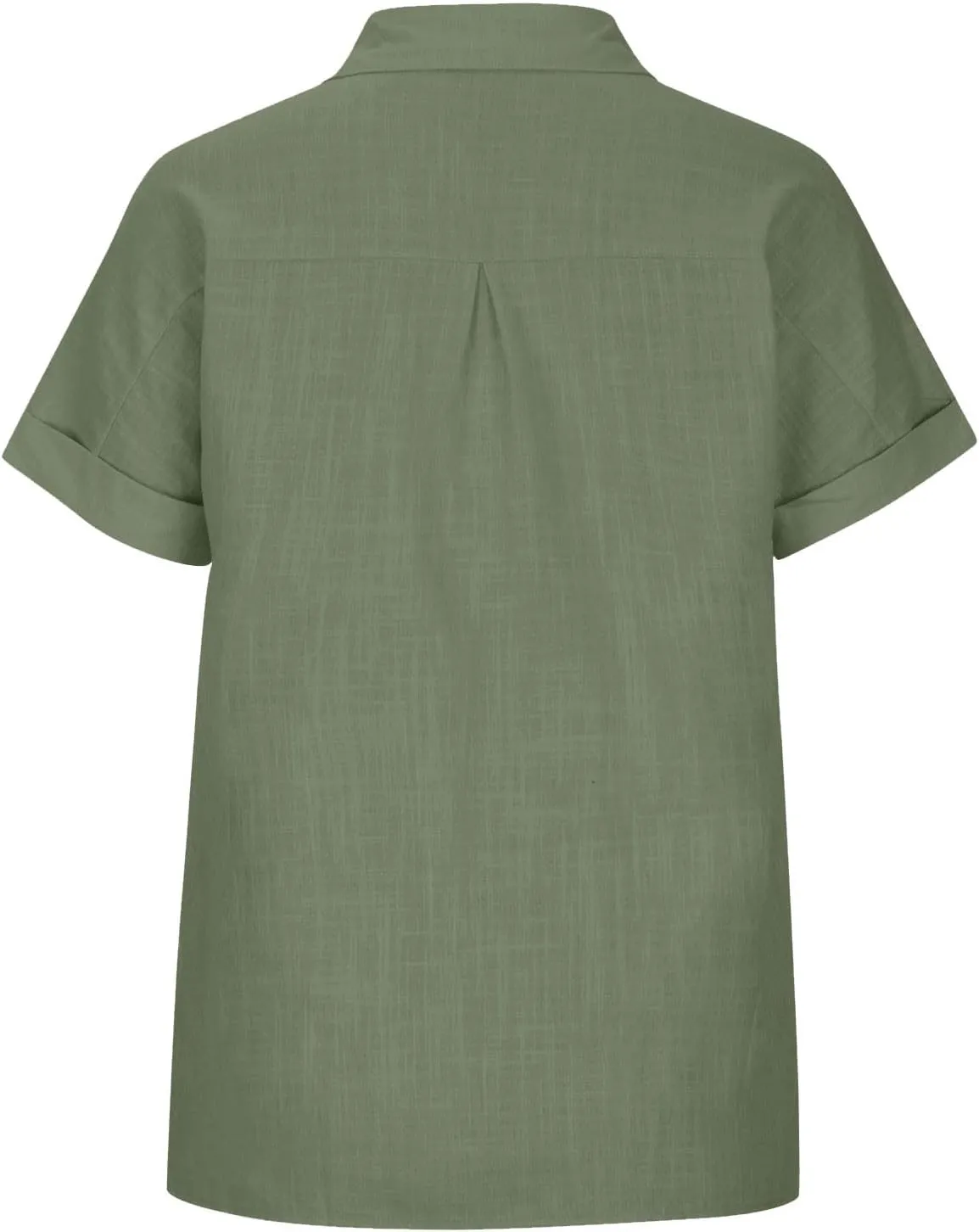 Womens V Neck Short Sleeve Button Down Shirts Trendy Casual Business Basic Tees Daily Going Out Ladies Summer Tops